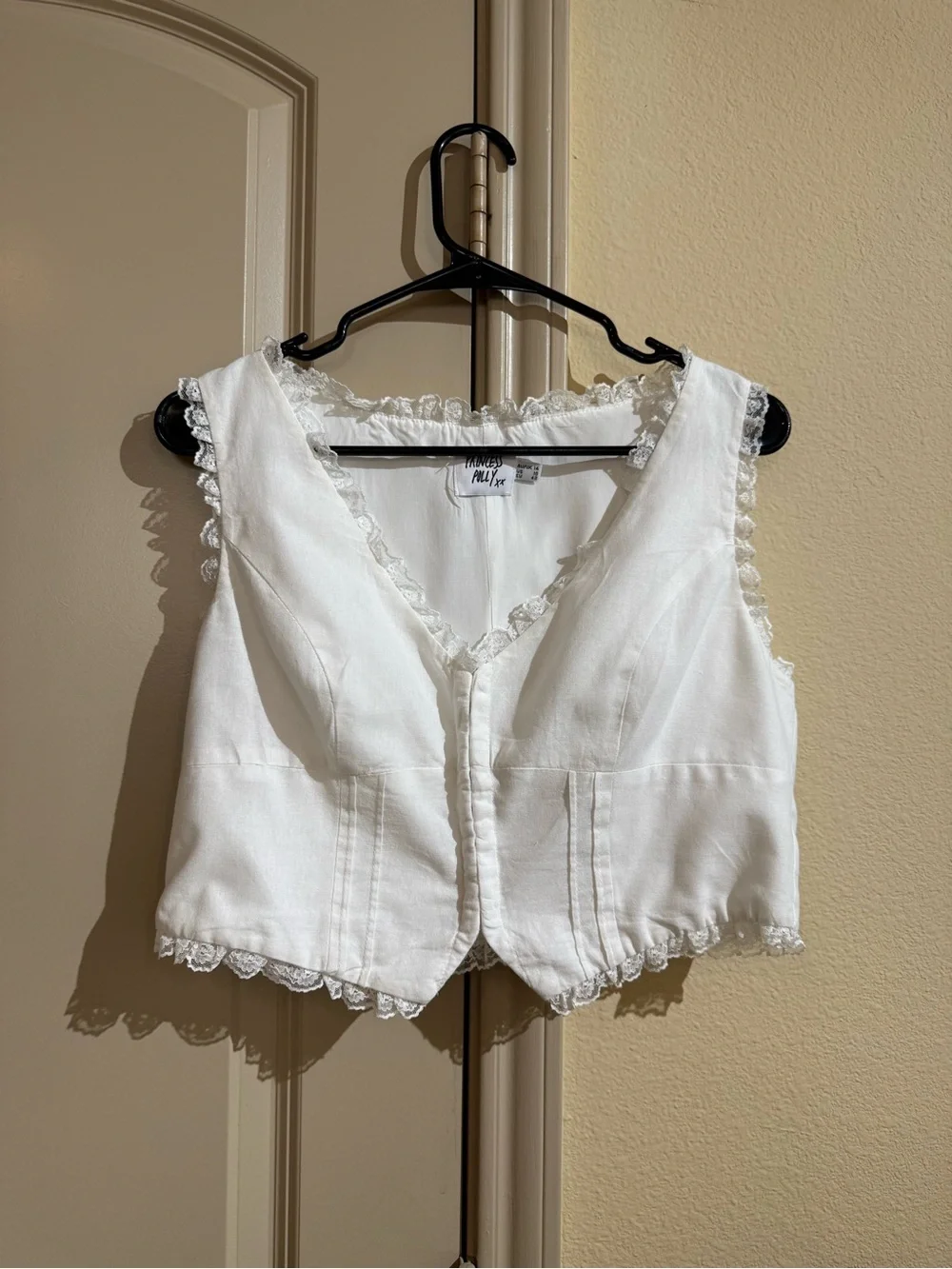Princess Polly sleeveless white